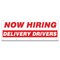 Signmission Now Hiring Delivery Drivers Banner Apply Inside Accepting Application Single Sided B-120-30229 - alternate 1